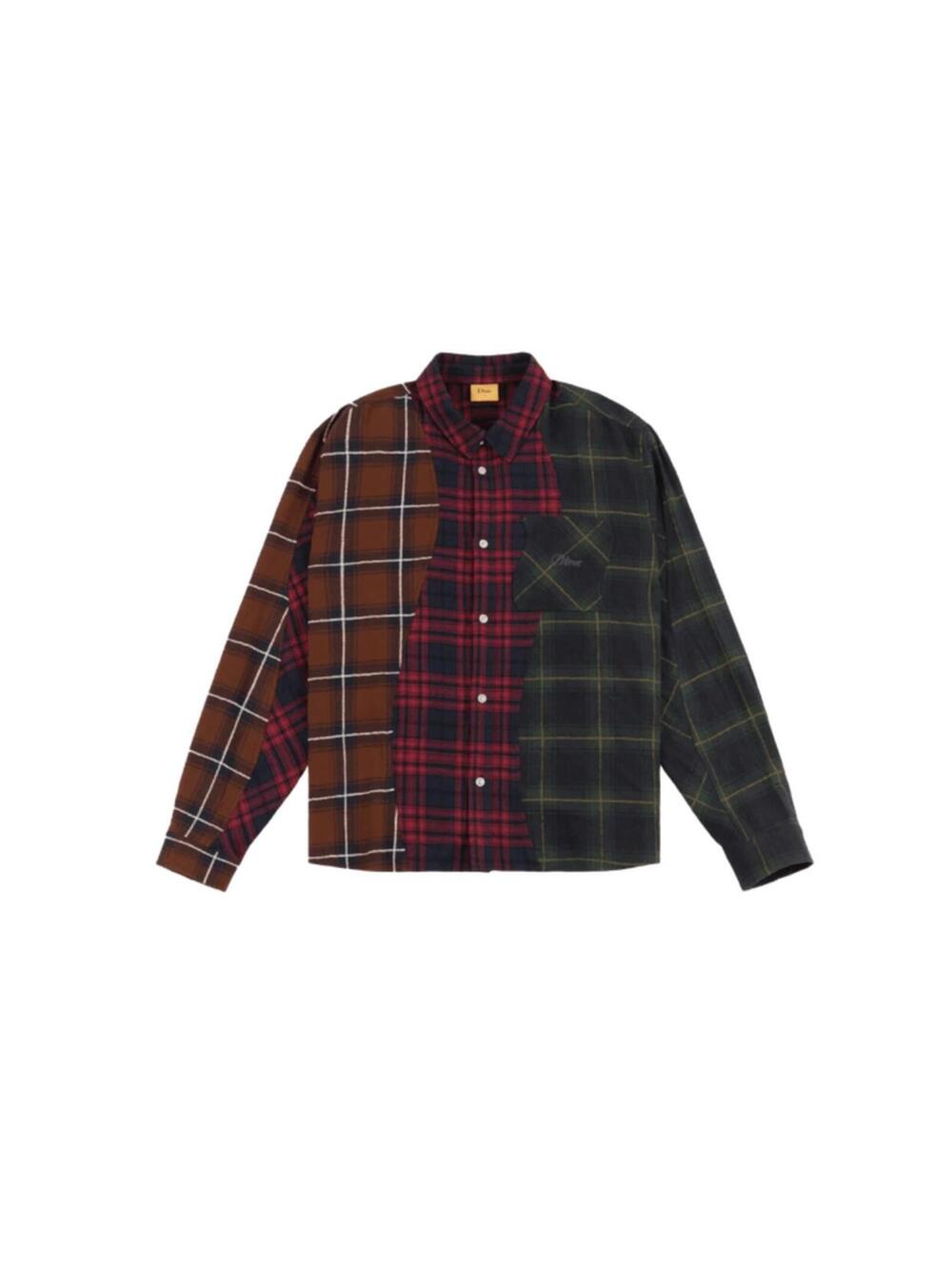 Dime Triple Plaid Shirt Multi • M